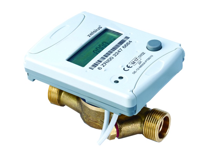 Contatore di calore compatto con volumetrica a getto unico