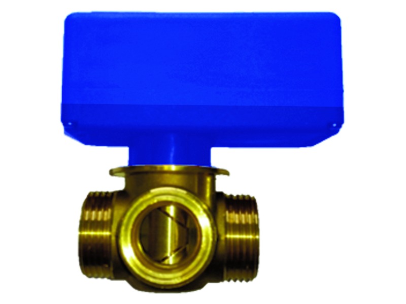 Valvola miscelatrice diam. 1” motorizzata con otturatore a farfalla