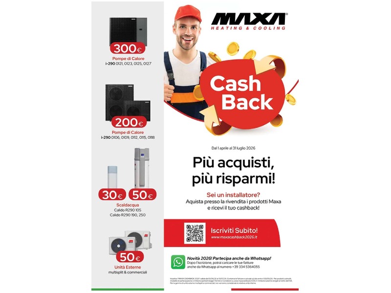 CASH BACK MAXA Heating & Cooling